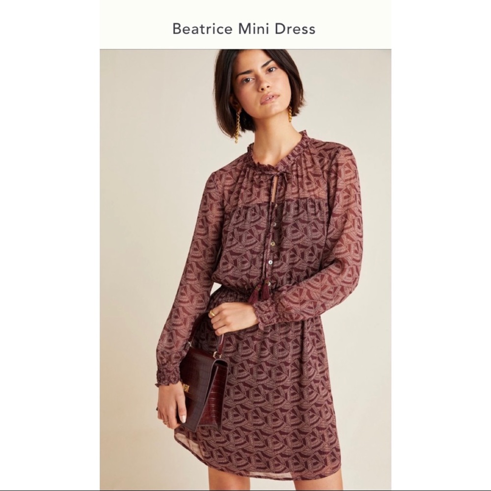 Anthropologie - Daniel Rainn ‘Beatrice’ Mini Dress
